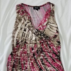 B. WEAR women's hot pink and black blouse tank